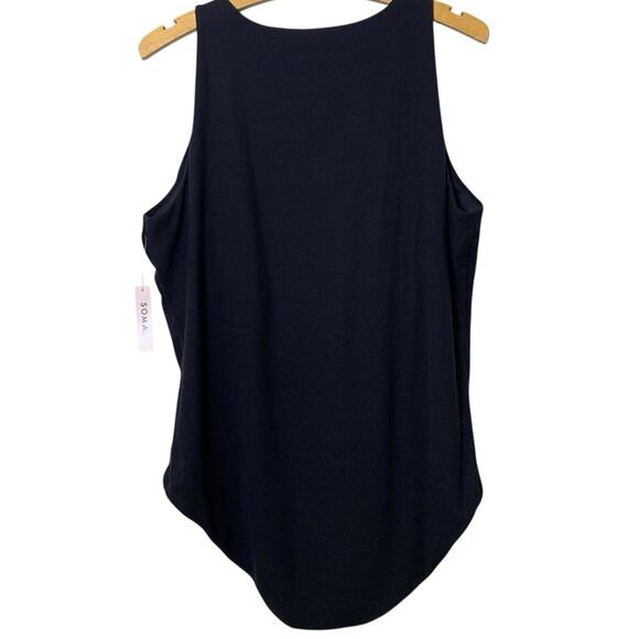 Soma Bra Bodysuit NWT Women's Size XXL Ribbed Body High-Neck 2-Snap Closure - Picture 3 of 8